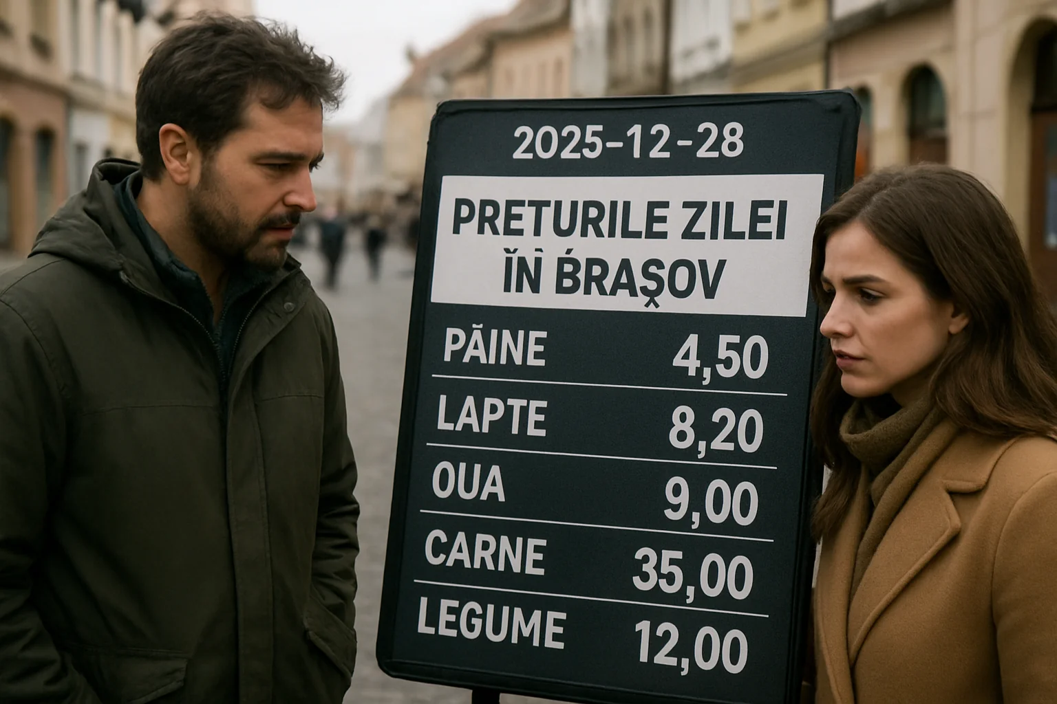 Prețurile zilei în Brașov – 2025-12-28