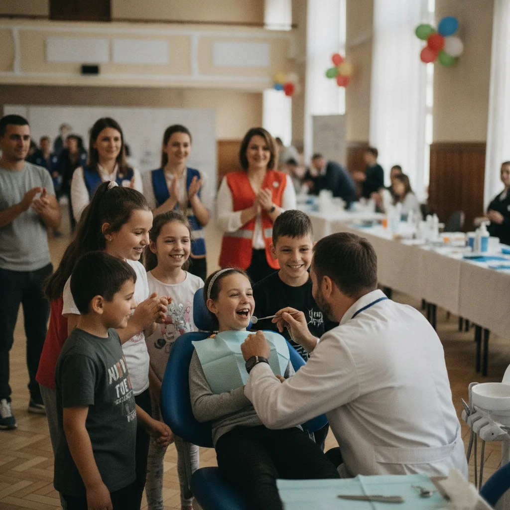 Program de consultații stomatologice gratuite pentru copii între 6 și 18 ani