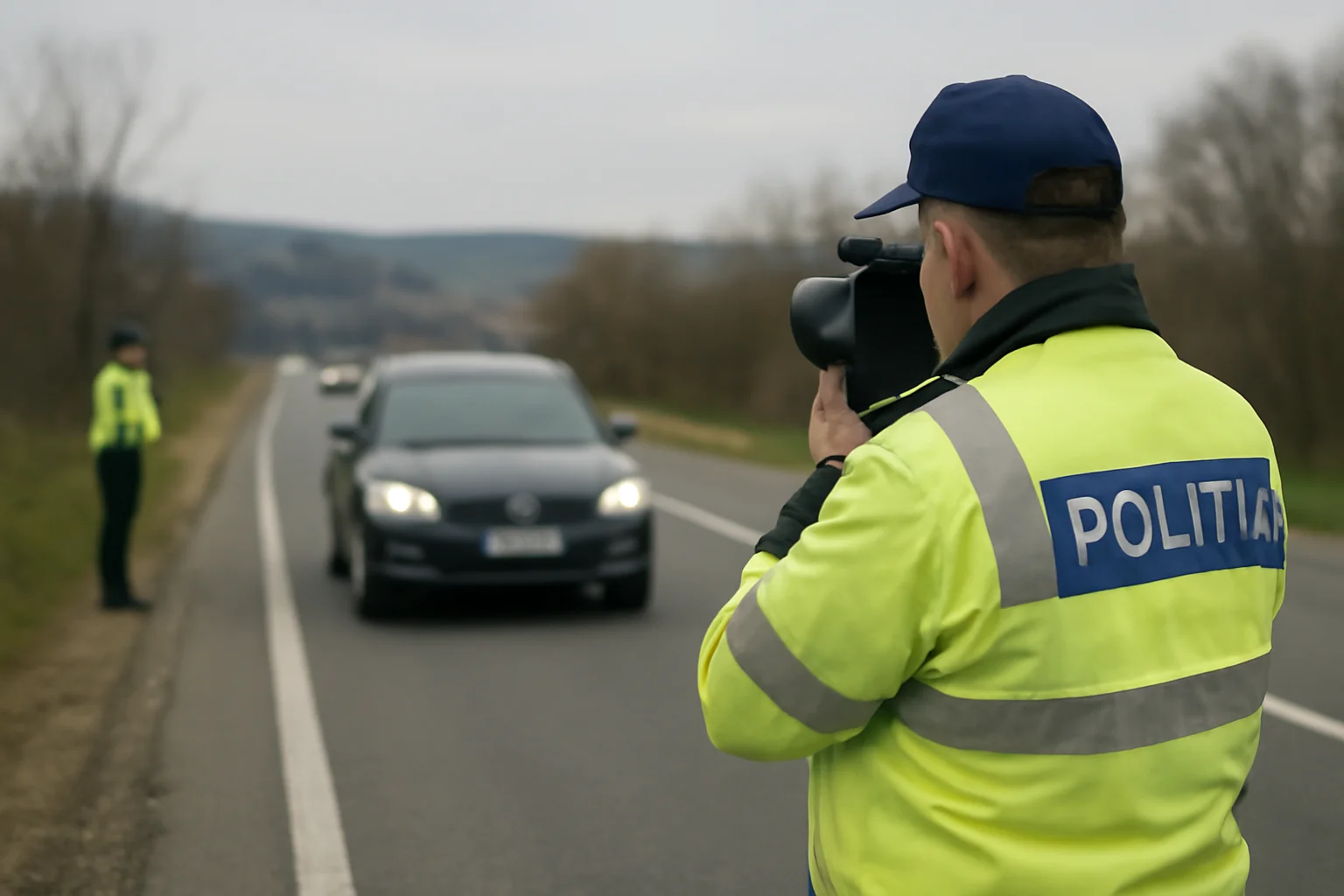 radare de viteză pe șoseaua unde limita pare negociabilă