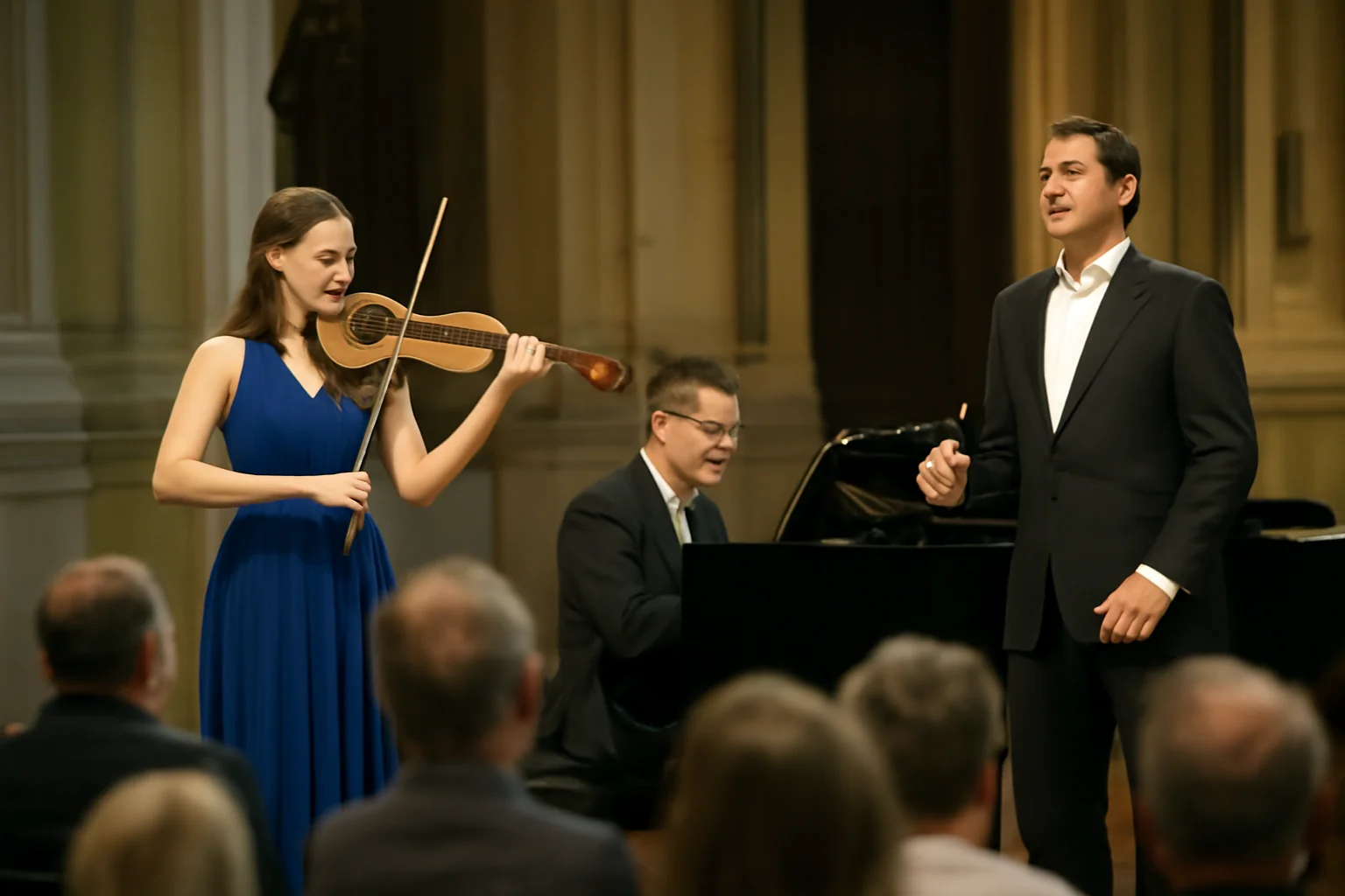 Recital „Omagiu lui Mozart” la Opera Brașov, în foaierul instituției