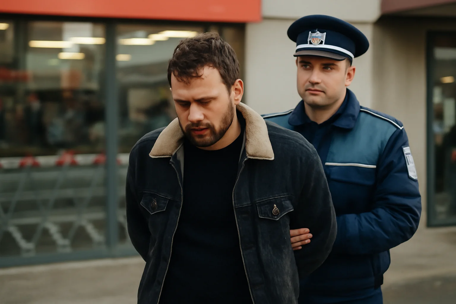 Săcelean arestat de poliție după sustragerea de produse dintr-un supermarket local