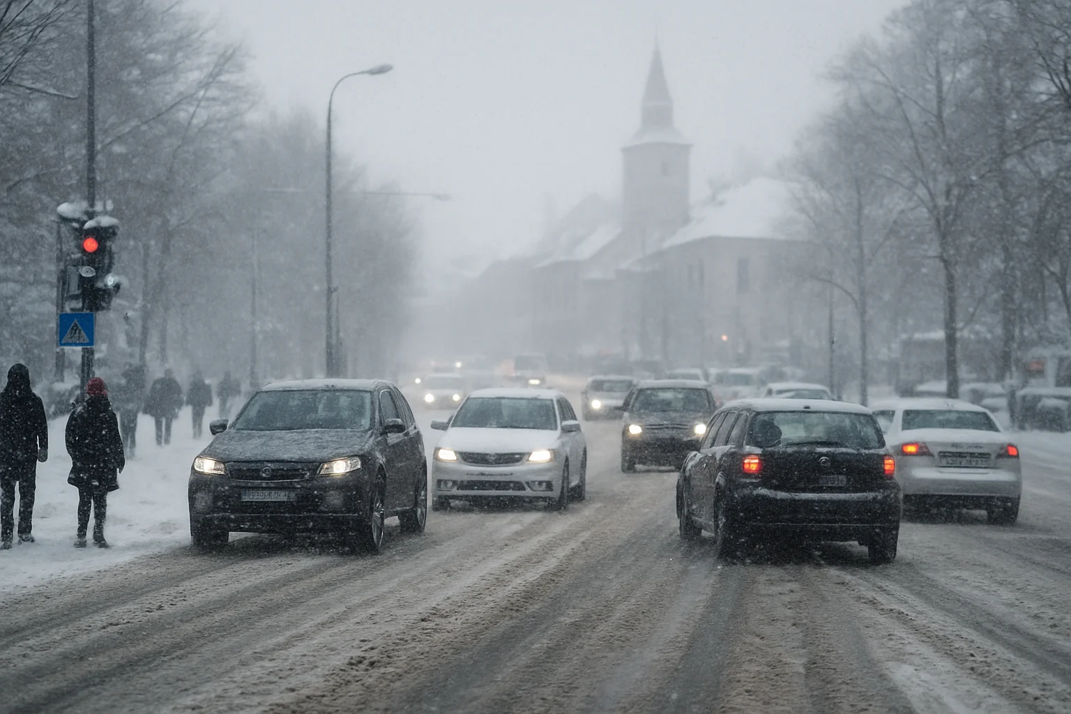 Situația traficului și condițiile meteo în Brașov – 18 ianuarie 2026