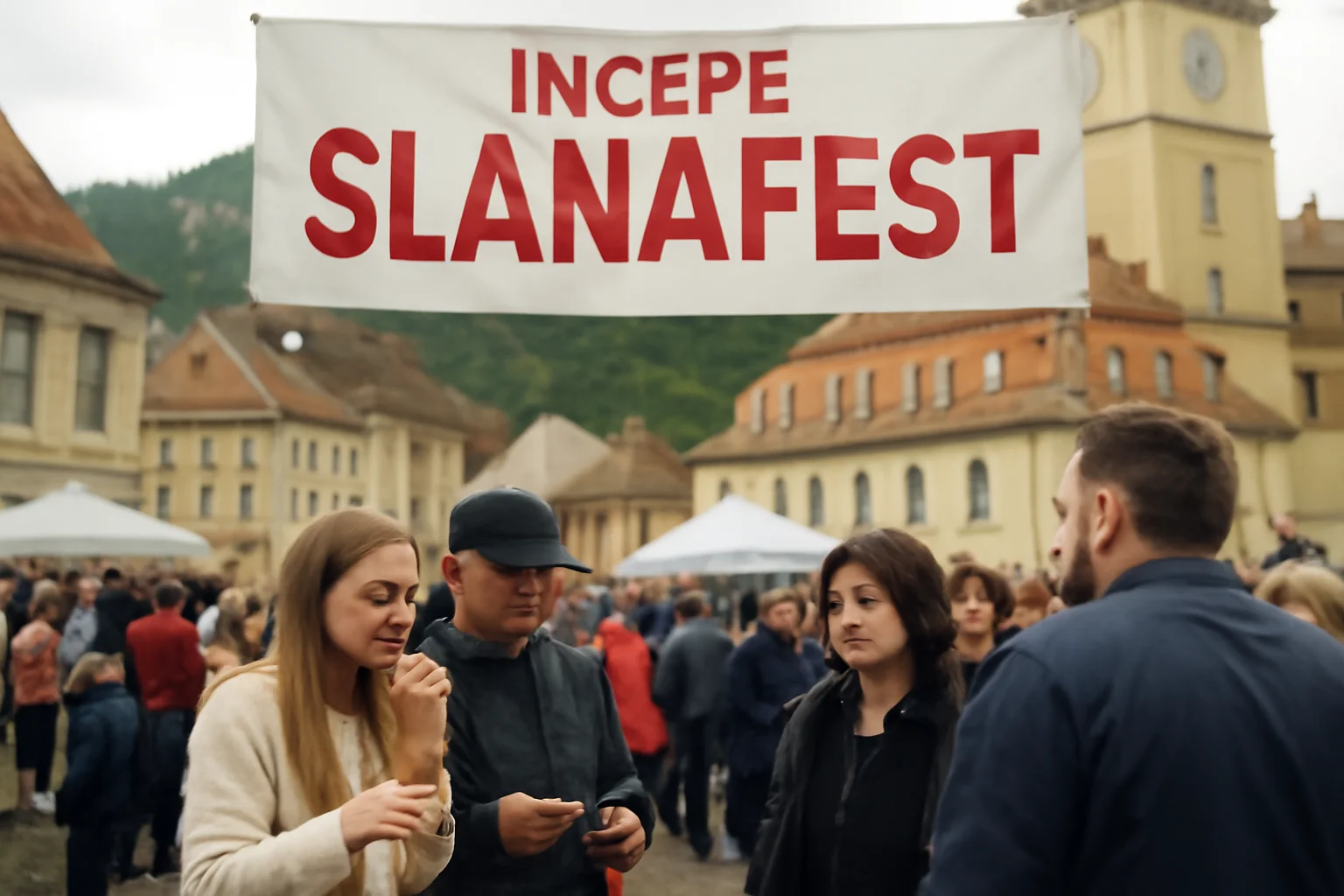 SlanăFest debutează la Brașov în Piața Sfântul Ioan, cu zeci de producători timp de patru zile