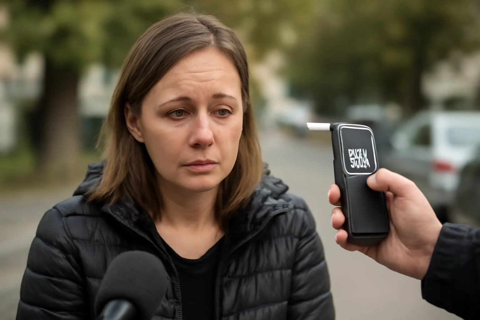 Șoferiță oprită în Săcele, depistată cu 1,24 mg/l alcool la volan și cercetată penal