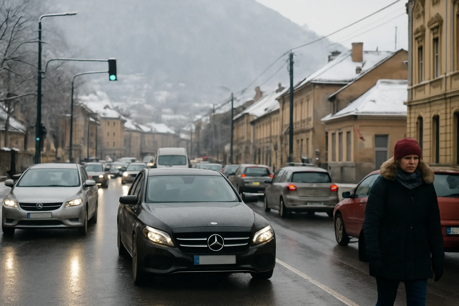 Starea traficului și condițiile meteo în Brașov – 21 ianuarie 2026
