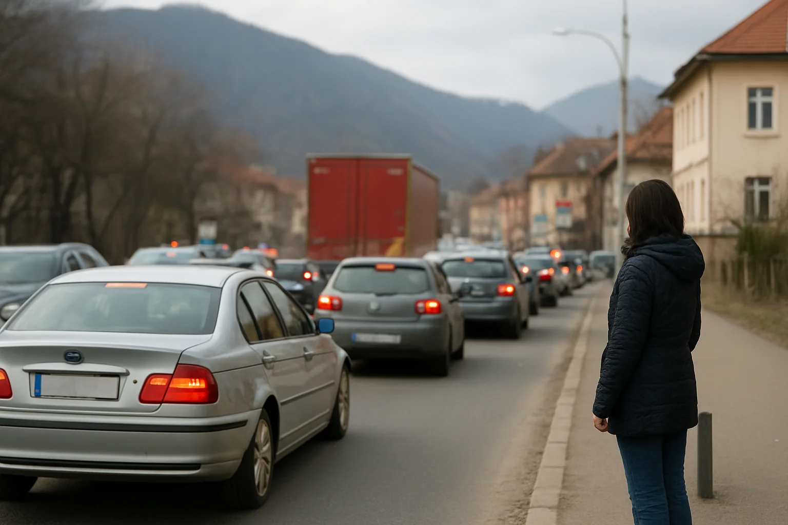 Starea traficului și recomandări pentru șoferii din Brașov, 8 martie 2026