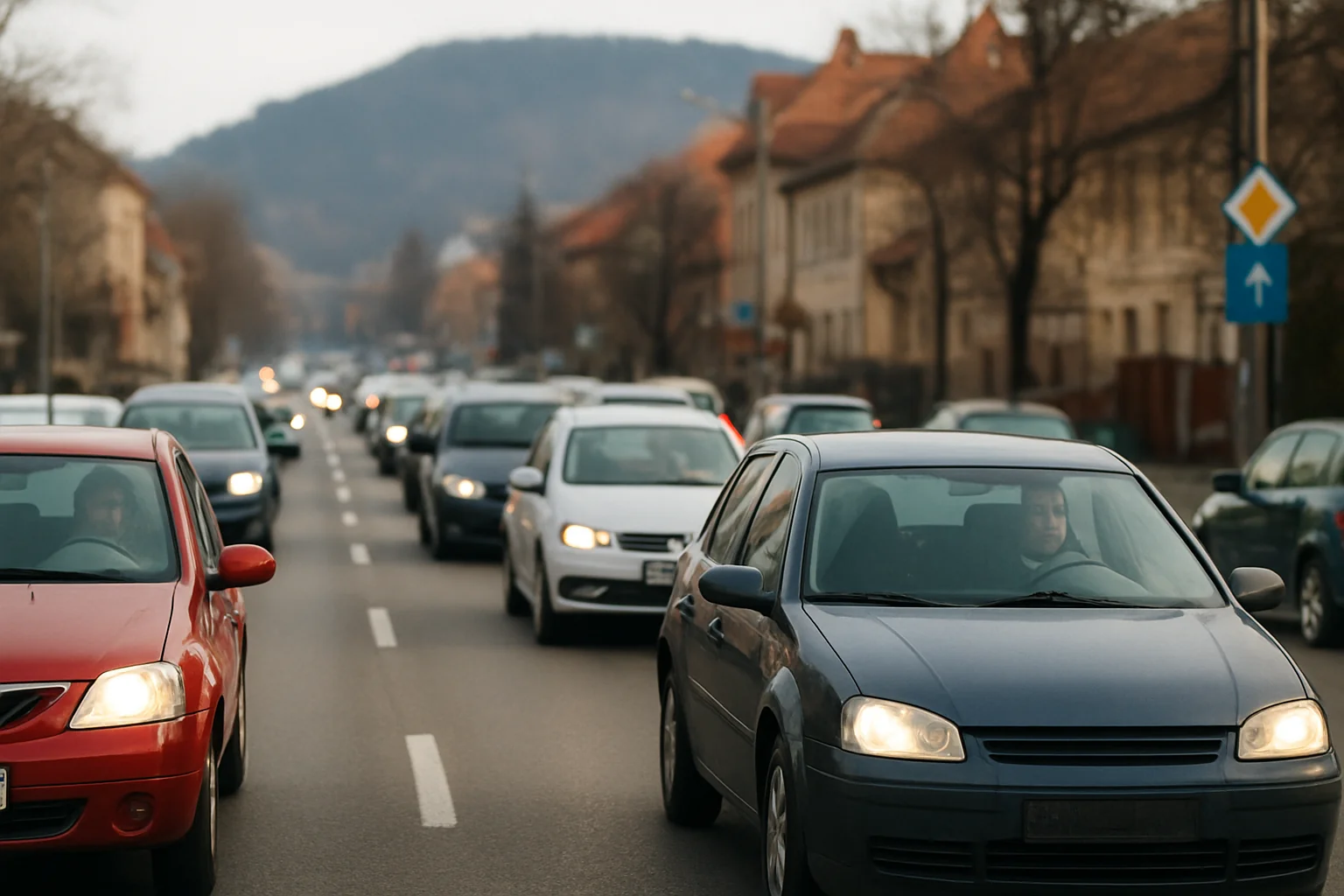 Starea traficului și recomandări utile pentru șoferii din Brașov în luna martie 2026