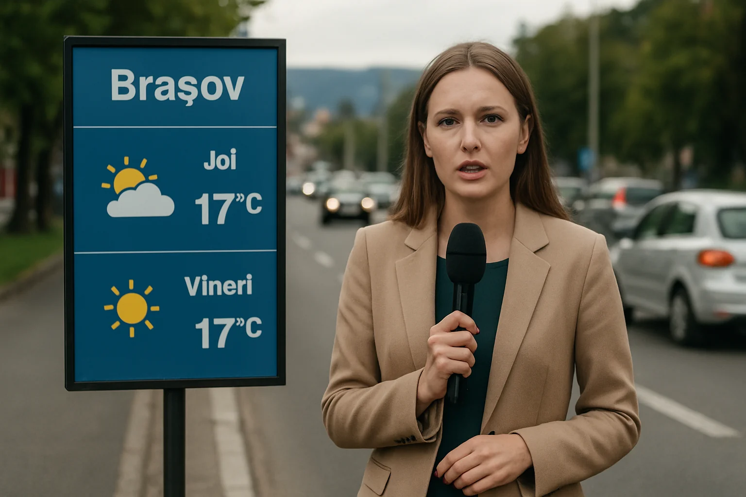 Trafic și prognoza meteo pentru Brașov în zilele următoare