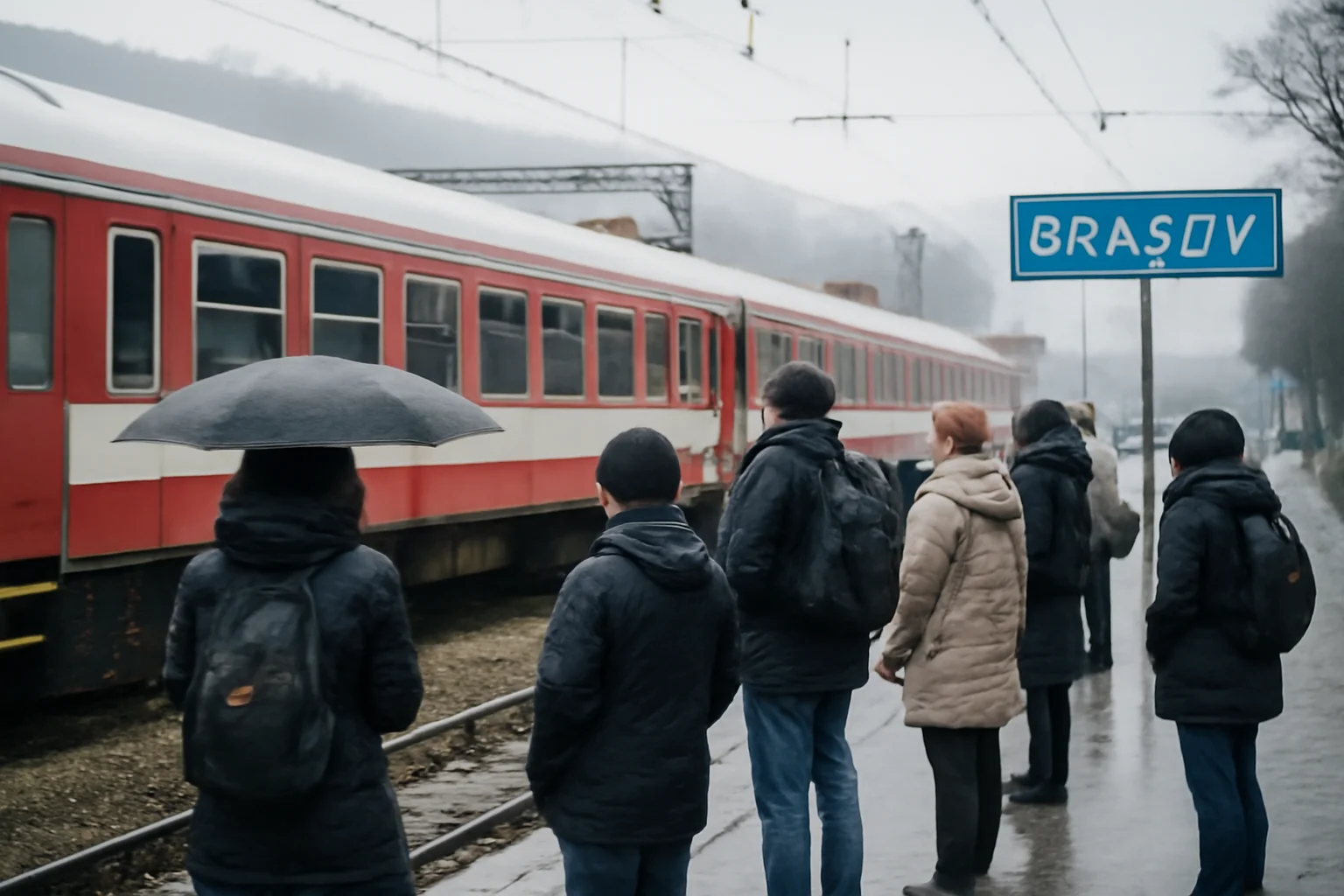 Trenuri anulate din cauza vremii nefavorabile: circulație feroviară afectată și în zona Brașov