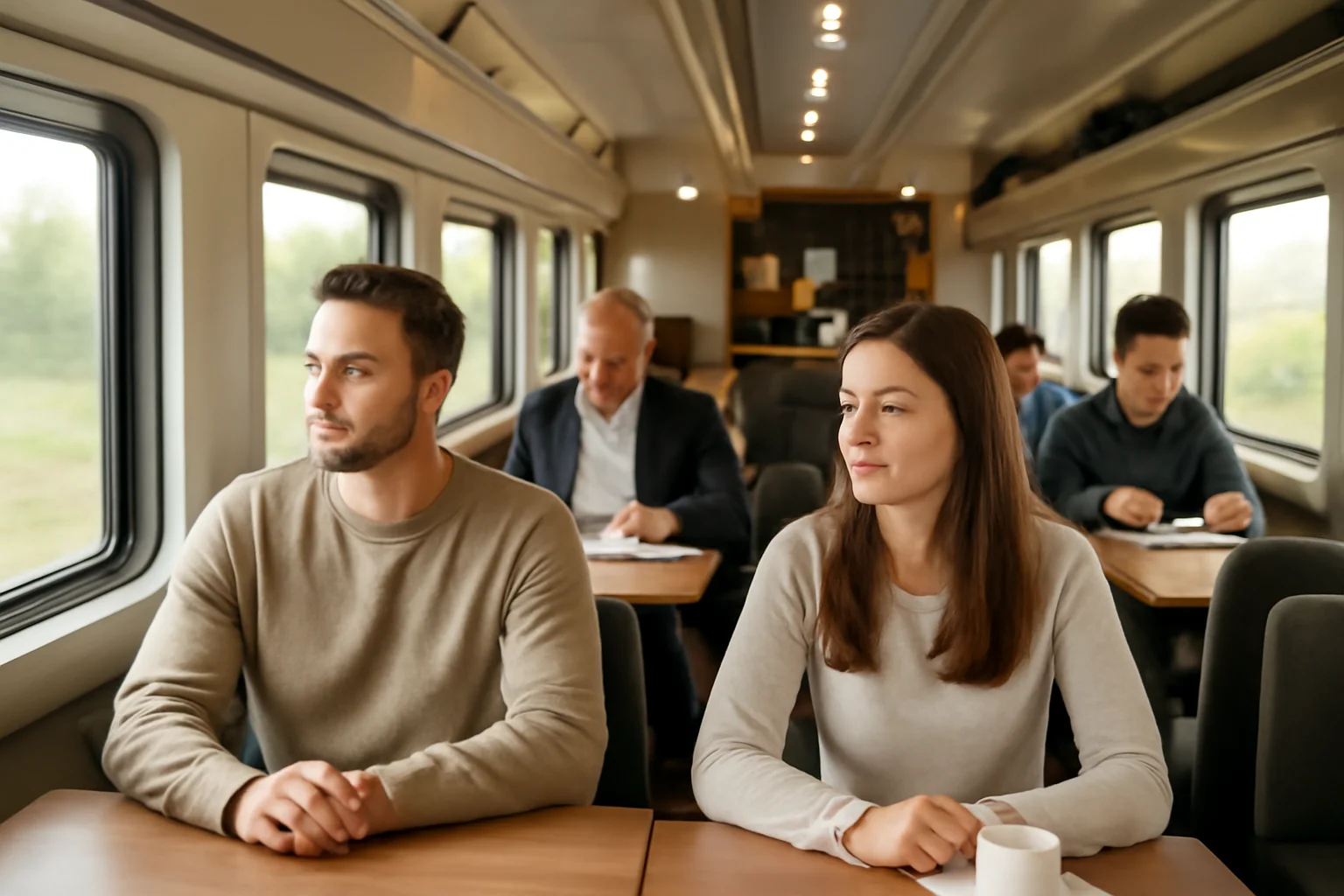 Vagon restaurant modernizat introdus de CFR Călători pe ruta Brașov–Cluj-Napoca