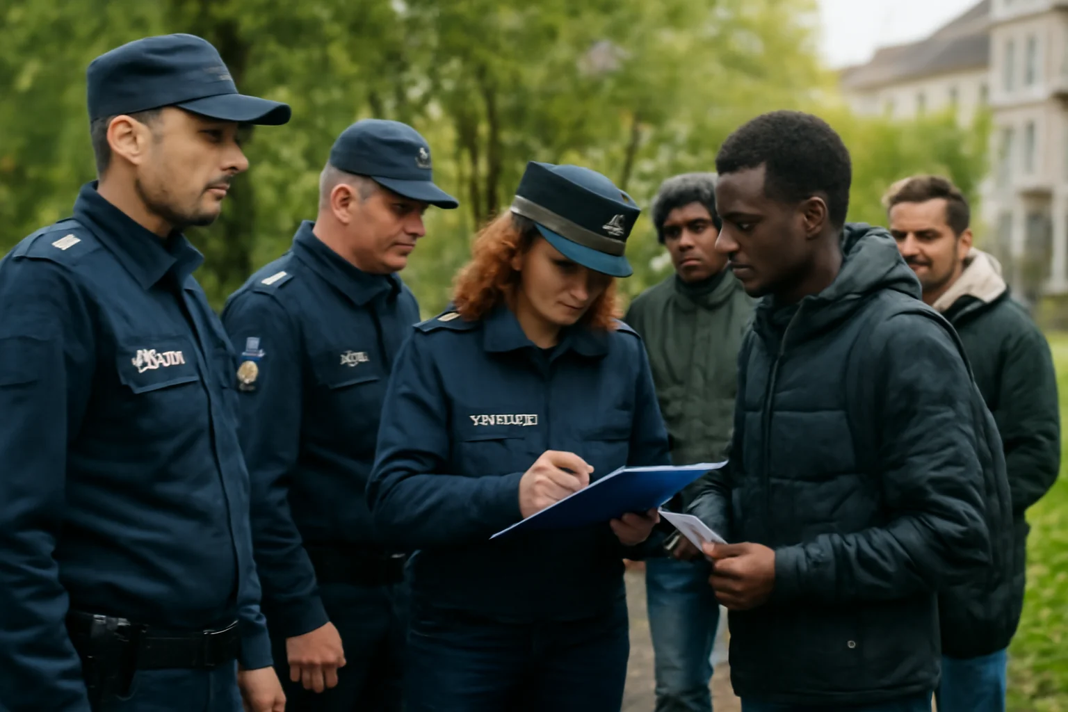 Verificări ale poliției privind migranții în municipiul Brașov, la început de februarie