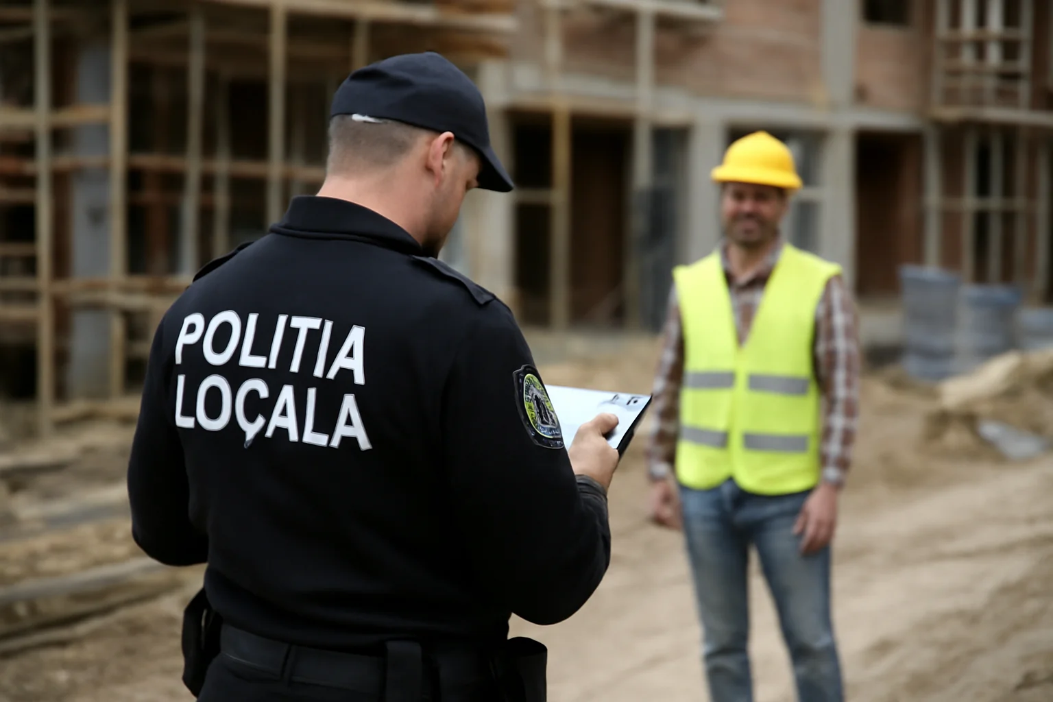 VIDEO / Aproape 50.000 lei în sancțiuni date de Poliția Locală Brașov pe șantiere pentru nereguli