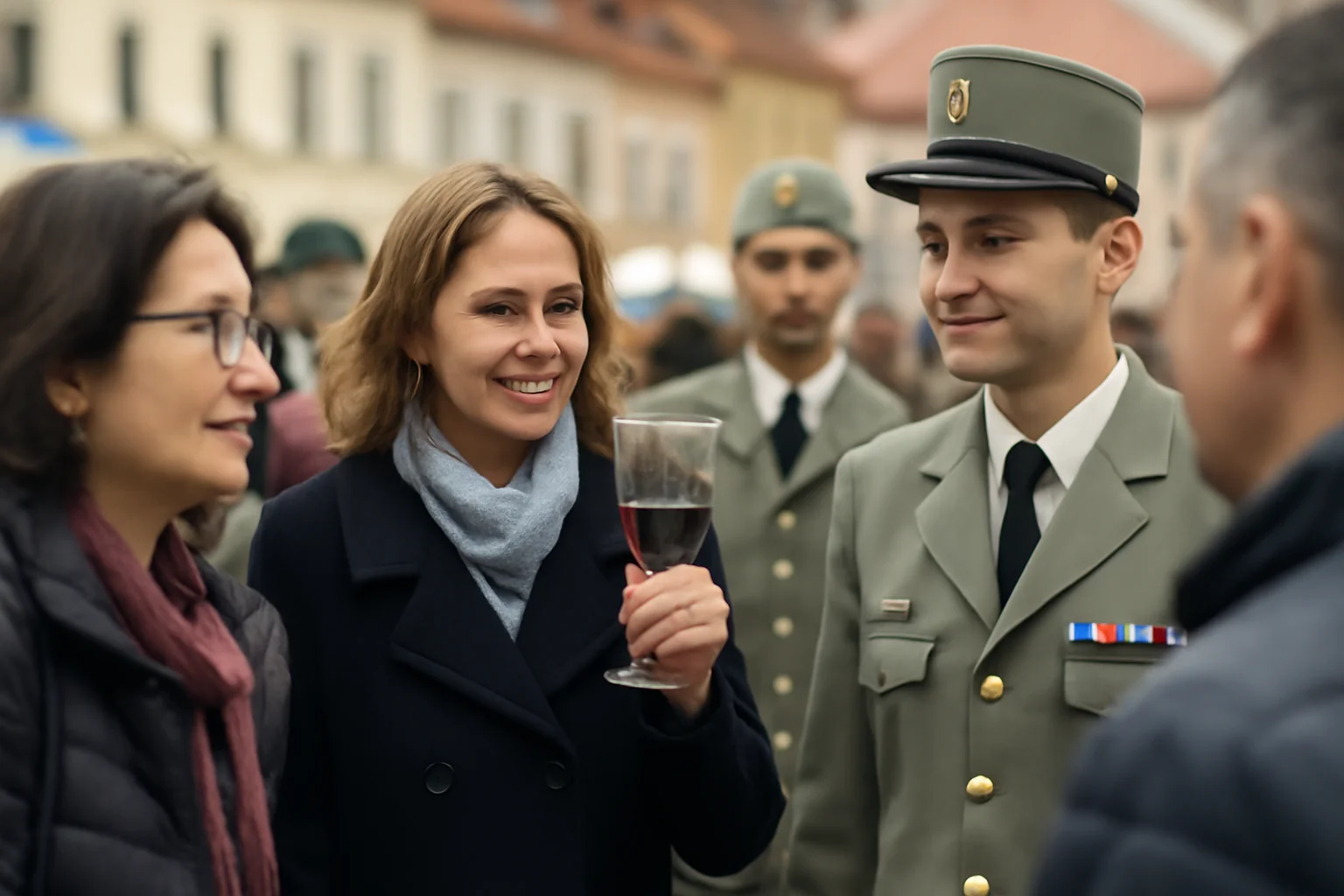 Vinul franțuzesc, profesorii de franceză și militarii francezi, celebrate local