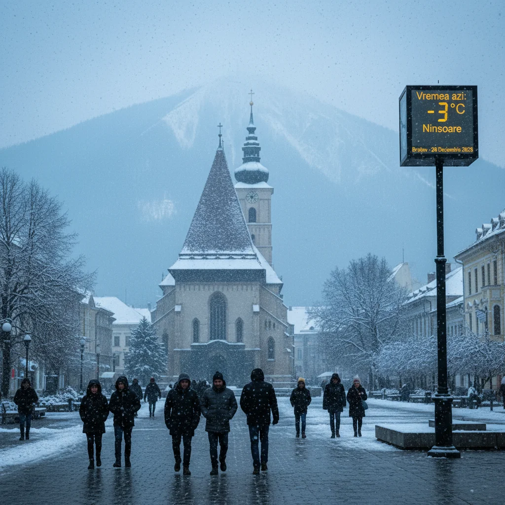 Vremea azi în Brașov - 26 decembrie 2025