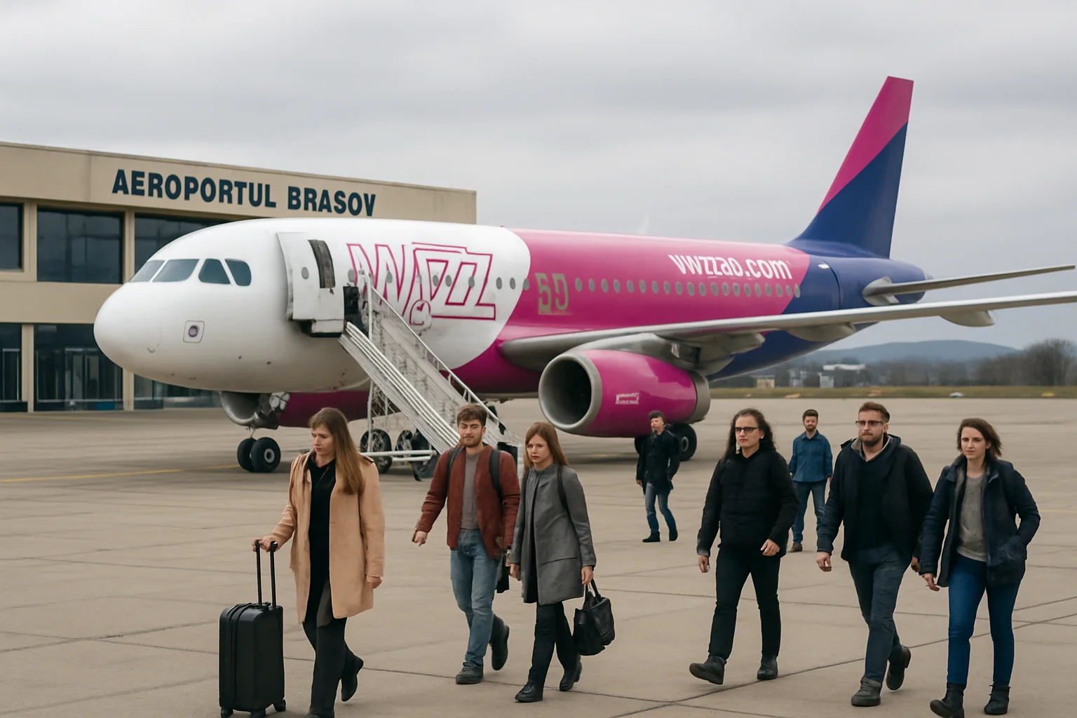 Wizz Air lansează ruta Brașov – Varșovia, a zecea destinație