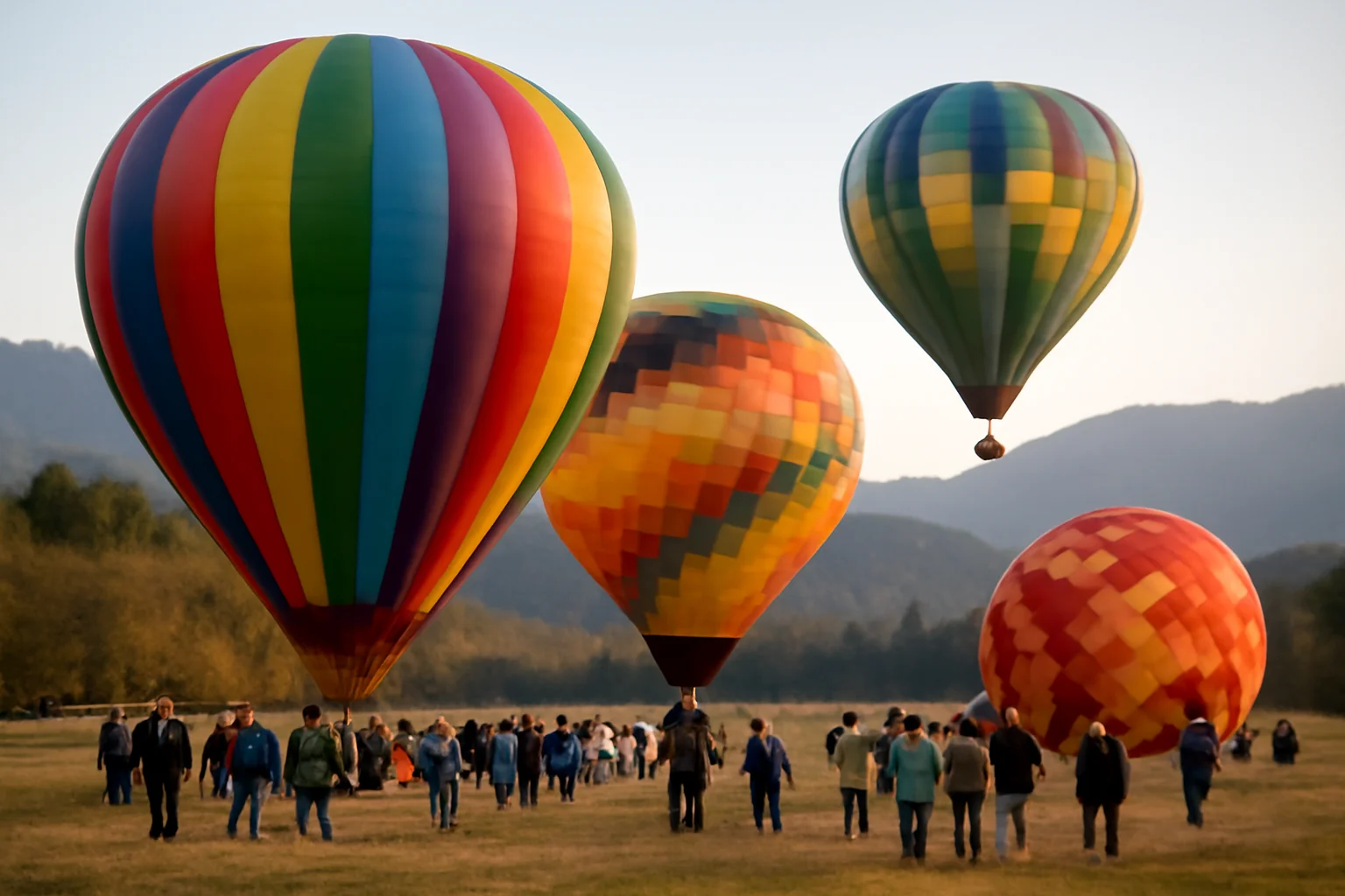 Zboruri cu baloane cu aer cald lângă Brașov anunțate pentru acest weekend